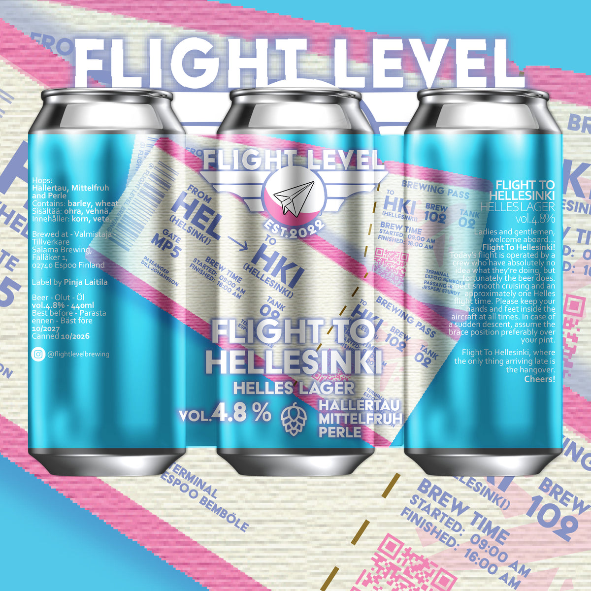 Flight to Hellesinki