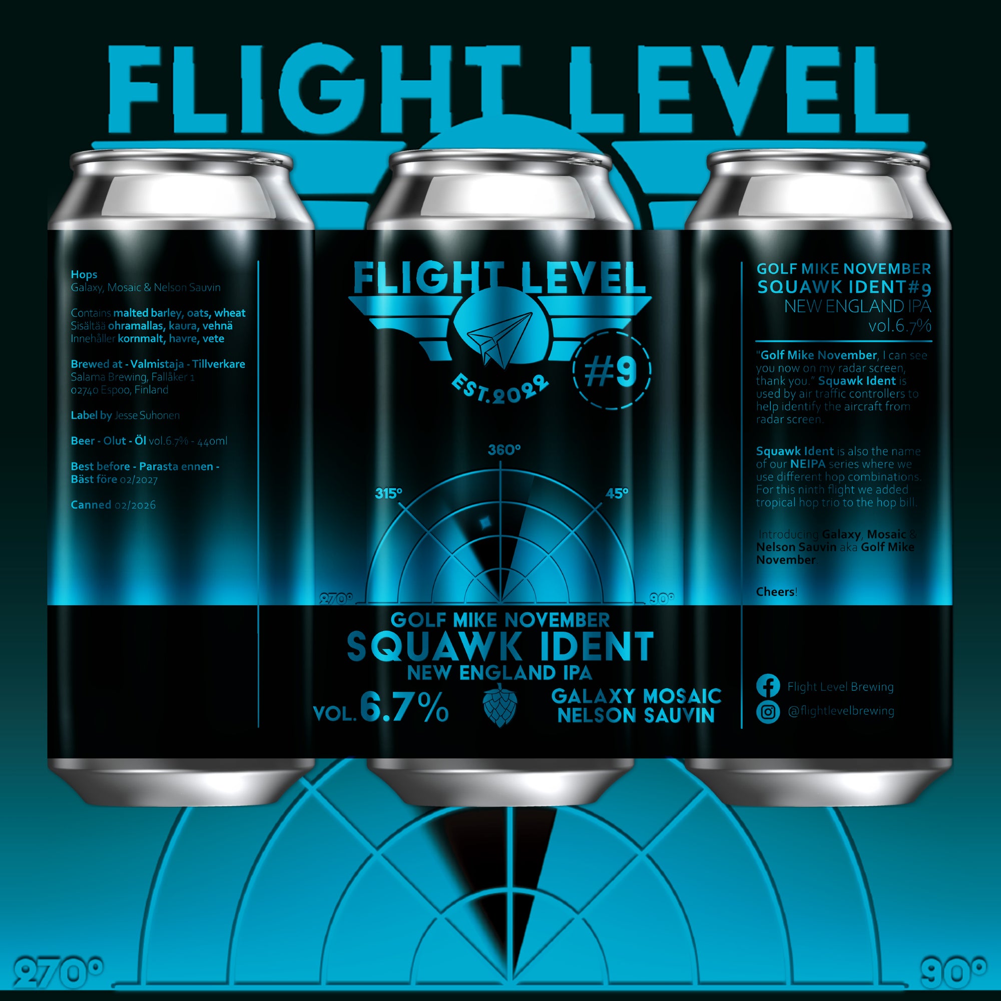 Golf Mike November Squawk Ident