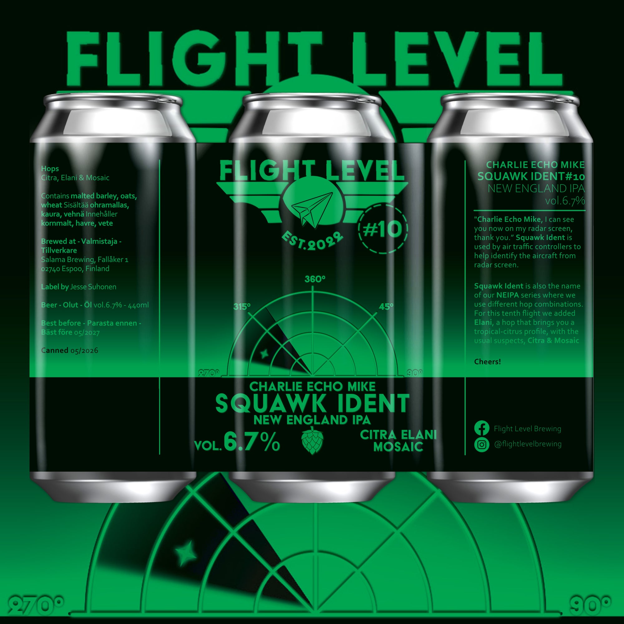Charlie Echo Mike Squawk Ident #10