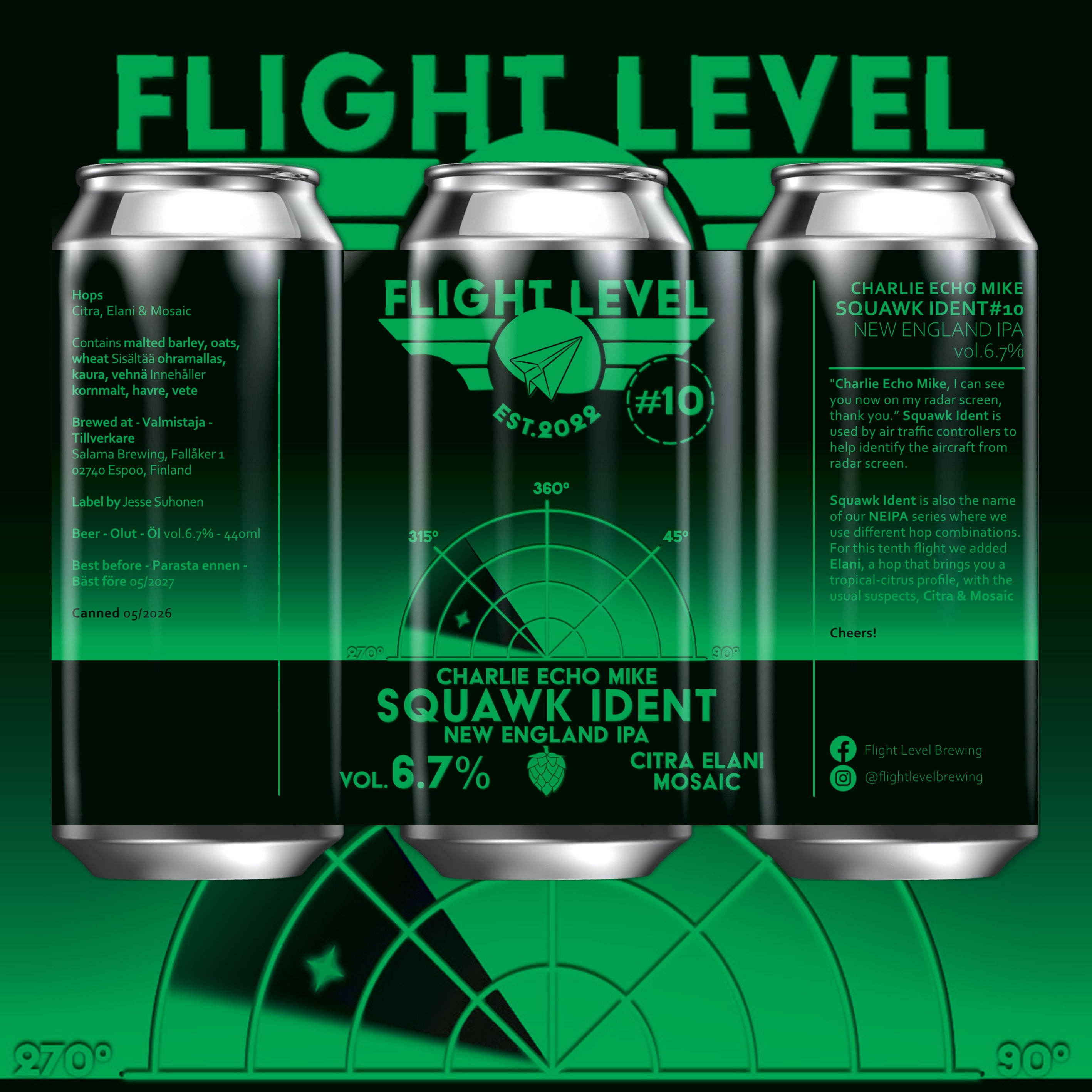 Charlie Echo Mike Squawk Ident #10